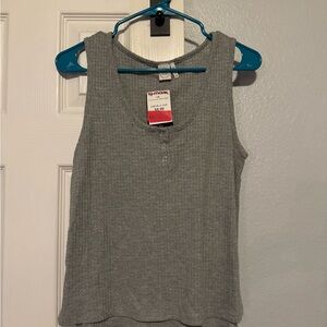 Paper Crane Heather Gray Tank Top